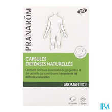 Afbeelding in Gallery-weergave laden, Pranarom Aromaforce Bio Natuur.weerstand Caps 30
