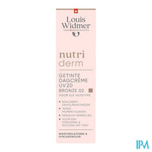 Afbeelding in Gallery-weergave laden, Widmer Nutriderm Getinte Dagcreme Uv 20 Bronze 02 30ml
