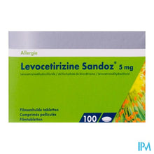 Load image into Gallery viewer, Levocetirizine Sandoz 5mg Comp Enrob.100 X 5mg
