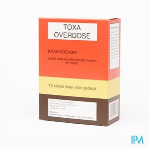 Toxa Overdose Muizenvergif 12 X 25g