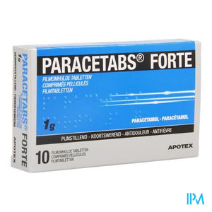 Paracetabs Forte 1g Filmomh Tabl 10 X 1g