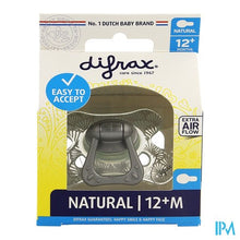 Afbeelding in Gallery-weergave laden, Difrax Fopspeen Natural 12m+
