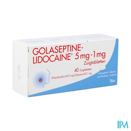 Golaseptine Lidocaine Zuigtabl 40