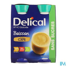 Charger l'image dans la galerie, Delical Melkdrank Hp-hc Z/suiker Koffie 4x200ml
