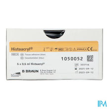 Afbeelding in Gallery-weergave laden, Histoacryl Weefsellijm Blauw Amp 5x0,5ml 1050052
