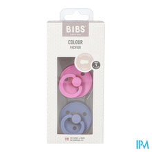 Afbeelding in Gallery-weergave laden, Bibs 1 Fopspeen Duo Bubblegum/peri
