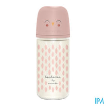 Charger l'image dans la galerie, Suavinex Bonhomia Bottleglas Sili.featherpink240ml
