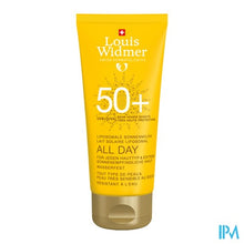 Afbeelding in Gallery-weergave laden, Widmer Sun All Day 50 N/parf Tube 100ml
