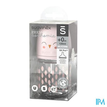 Load image into Gallery viewer, Suavinex Bonhomia Bottleglas Sili.featherpink120ml
