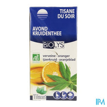 Afbeelding in Gallery-weergave laden, Biolys Ijzerkruid-oranje Bio Tea-bags 20
