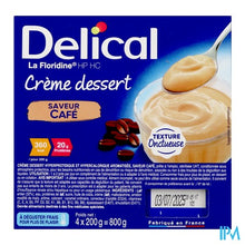 Afbeelding in Gallery-weergave laden, Delical Creme Dessert La Floridine Koffie 4x200g
