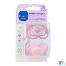Charger l'image dans la galerie, Mam Perfect Night Fopspeen Silic. 16m+ Pink 2
