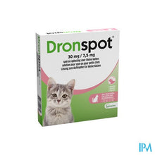 Afbeelding in Gallery-weergave laden, Dronspot 30mg/7,5mg Spot-on Kat Kl.>0,5-2,5kg Pip2
