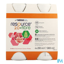 Afbeelding in Gallery-weergave laden, Resource 2.0 Fibre Aardbei 4x200ml 12100527
