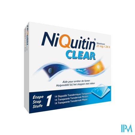 Niquitin Clear Patches 14 X 21mg