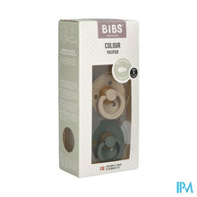 Charger l'image dans la galerie, Bibs 1 Fopspeen Symmetric Duo Vanilla/pine 2
