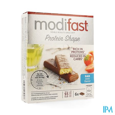 Modifast Protiplus Reep Chocolade-kokos 162g