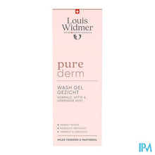 Charger l'image dans la galerie, Widmer Purederm Wash Gel Gezicht 125ml
