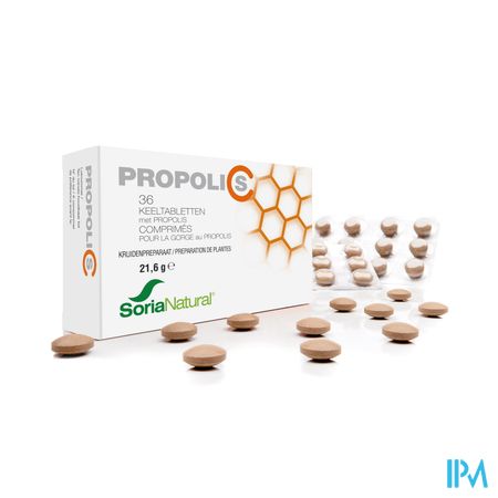 Soria Propolis C Keeltabletten 36