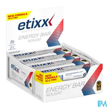 Afbeelding in Gallery-weergave laden, Etixx Energy Bar Nougat 12x37g
