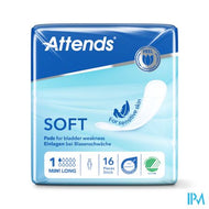 Attends Soft 1 Mini Long Inleg Anatom. 1x16