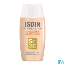 Afbeelding in Gallery-weergave laden, Isdin Fotoprotector Fusion Water Light Ip50+ 50ml
