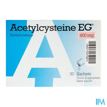 Afbeelding in Gallery-weergave laden, Acetylcysteine EG Sach 30X600Mg
