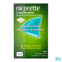 Afbeelding in Gallery-weergave laden, Nicorette Kauwgom Suikervrij 105x2mg
