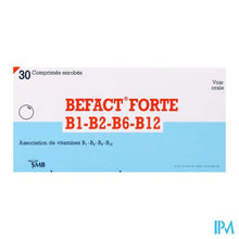 Afbeelding in Gallery-weergave laden, Befact Forte B1-B2-B6-B12 - 30 Omhulde Tabletten
