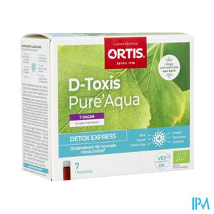 D Toxis Pure Aqua Framboos 7x15ml