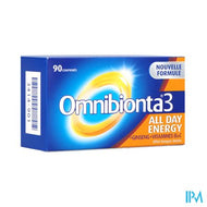 Omnibionta3 All Day Energy Multivitamines voor Energie (90 tabletten)