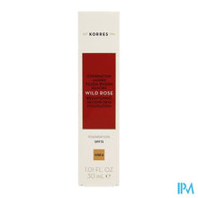 Afbeelding in Gallery-weergave laden, Korres Km Wild Rose Foundation Wrf4 30ml

