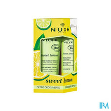Charger l'image dans la galerie, Nuxe Sweet Lemon Duo Stick Levres 4g+cr Mains 30ml
