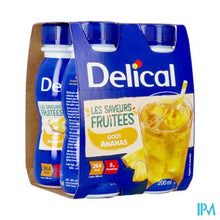 Afbeelding in Gallery-weergave laden, Delical Fruitdrink Ananas 4x200ml
