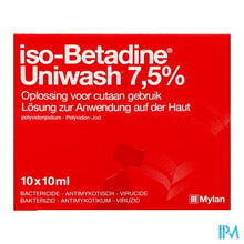 Afbeelding in Gallery-weergave laden, Iso Betadine Uniwash 7,5% 10x10ml
