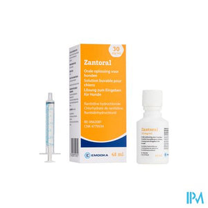 Zantoral 30mg/ml Orale Opl. Honden 48ml