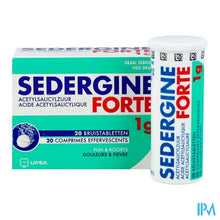 Load image into Gallery viewer, Sedergine Forte 1g Bruistabletten 20
