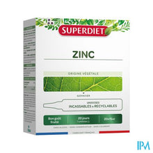 Charger l'image dans la galerie, Superdiet Unidose Zink 20x15ml
