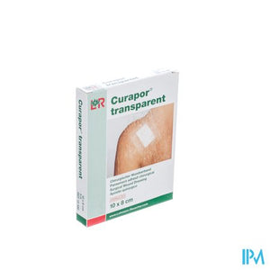 Curapor Transparant Steriel 10cmx 8cm 5 13100