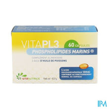 Afbeelding in Gallery-weergave laden, Vitapl3 Phospholipides Marins Caps 60
