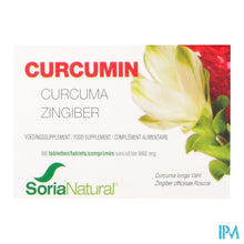 Load image into Gallery viewer, Soria Curcumin Tabl 60x600mg 6299
