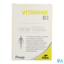Charger l'image dans la galerie, Fisher Flexan Vit D3 1000 Iu Caps 60
