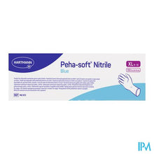 Load image into Gallery viewer, Peha Soft Handschoen Nitrile Blauw Xl 150 9420640
