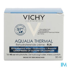 Afbeelding in Gallery-weergave laden, Vichy Aqualia Creme Rijk Reno 50ml
