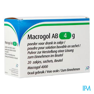 Macrogol Ab 4g Pdr Voor Drank Zakje 20