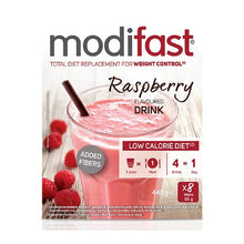 Afbeelding in Gallery-weergave laden, Modifast Lcd Raspberry Milkshake Zakje 8x55g
