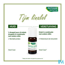 Afbeelding in Gallery-weergave laden, Phytosun Tijm Linalol Eco 5ml
