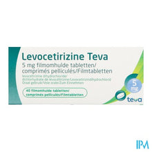 Afbeelding in Gallery-weergave laden, Levocetirizine Teva 5mg Filmomh Tabl 40 X 5mg
