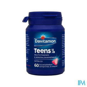 Davitamon Teens Aardbei Comp 60