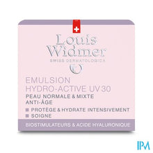 Charger l'image dans la galerie, Widmer Dag Emulsie Hydro-active Uv30 Parf 50ml

